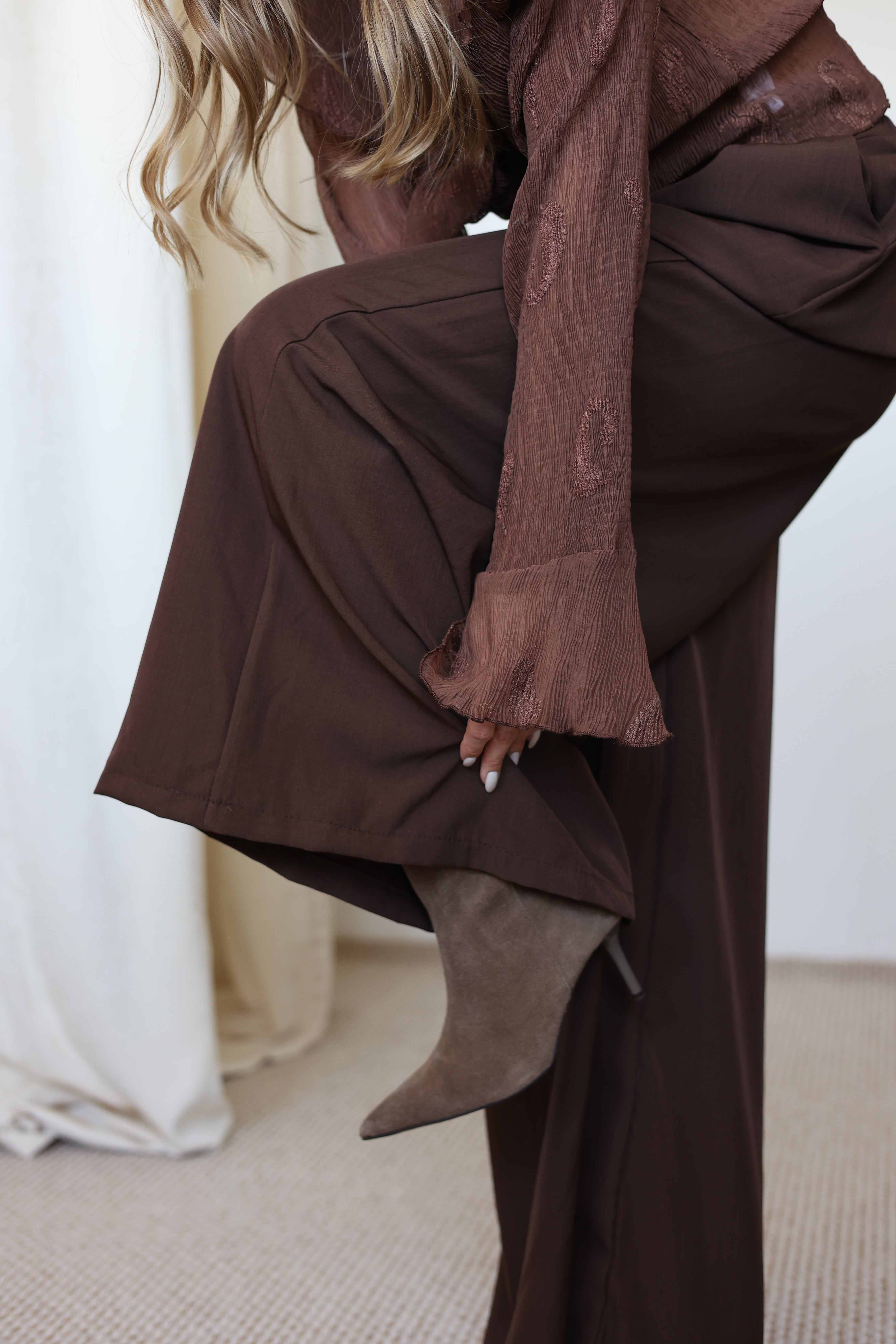 Margot nadrág – csokibarna