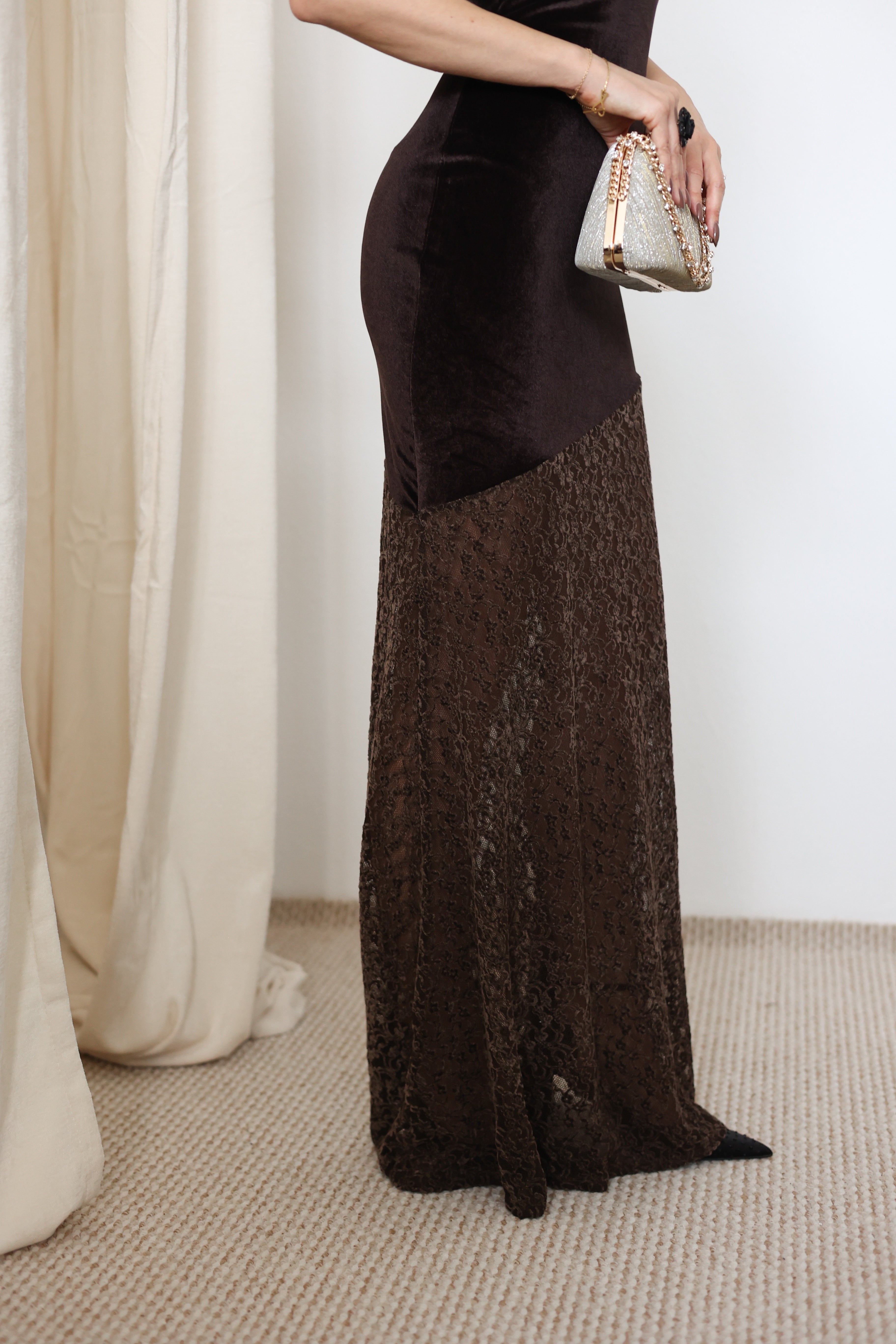 Chocolate Velvet estélyi ruha