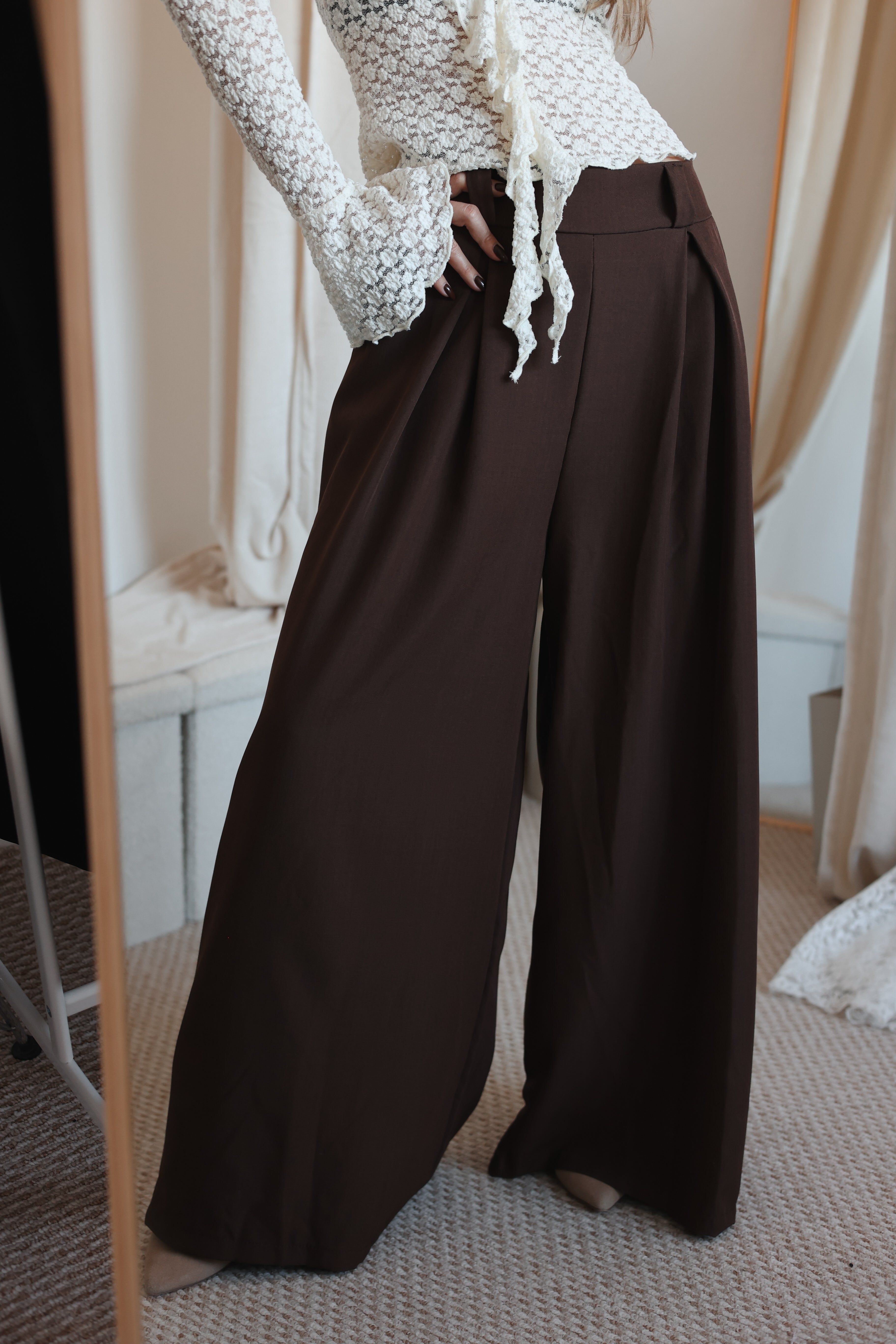 Margot nadrág – csokibarna