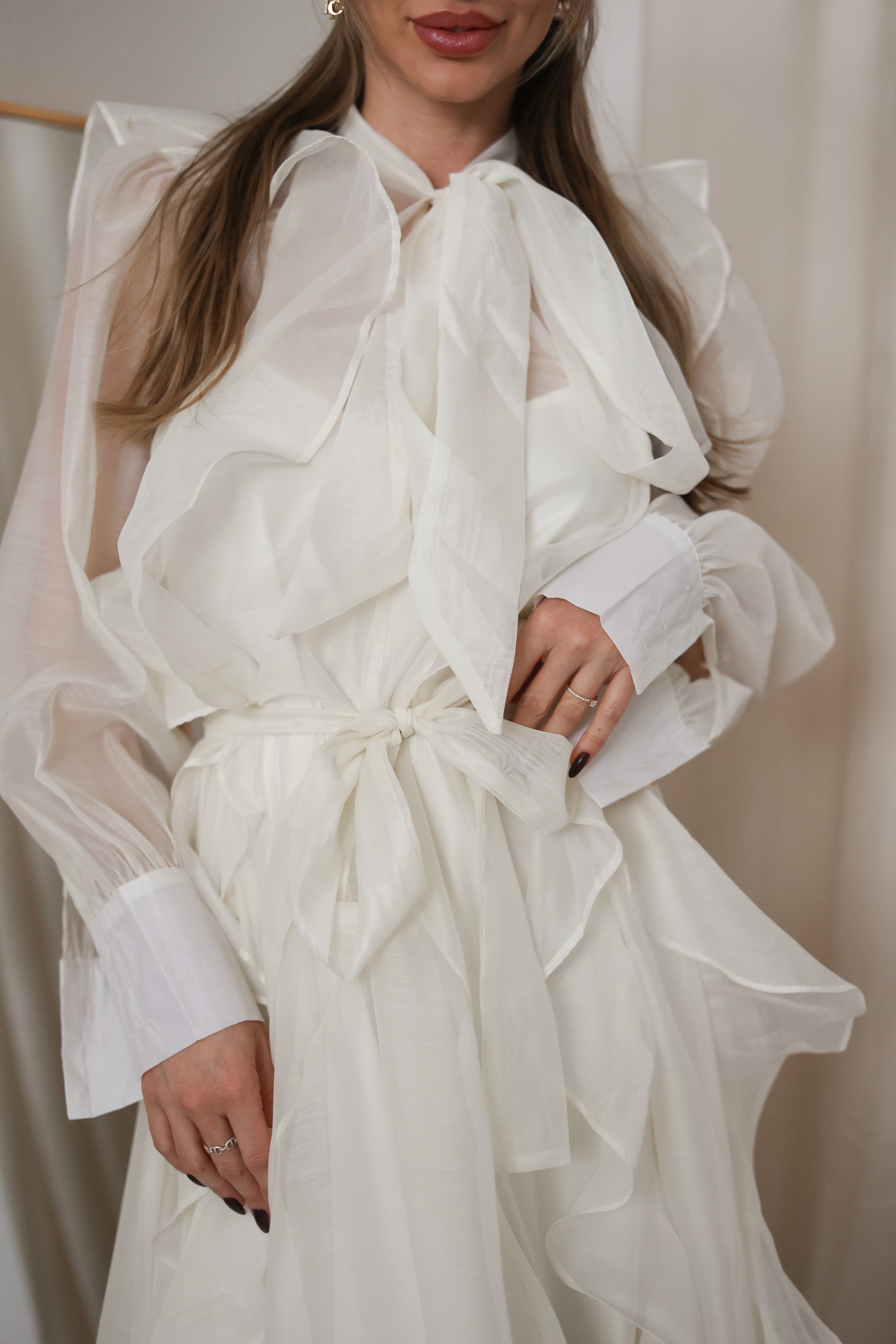 Ayla Romantikus Midi Ruha