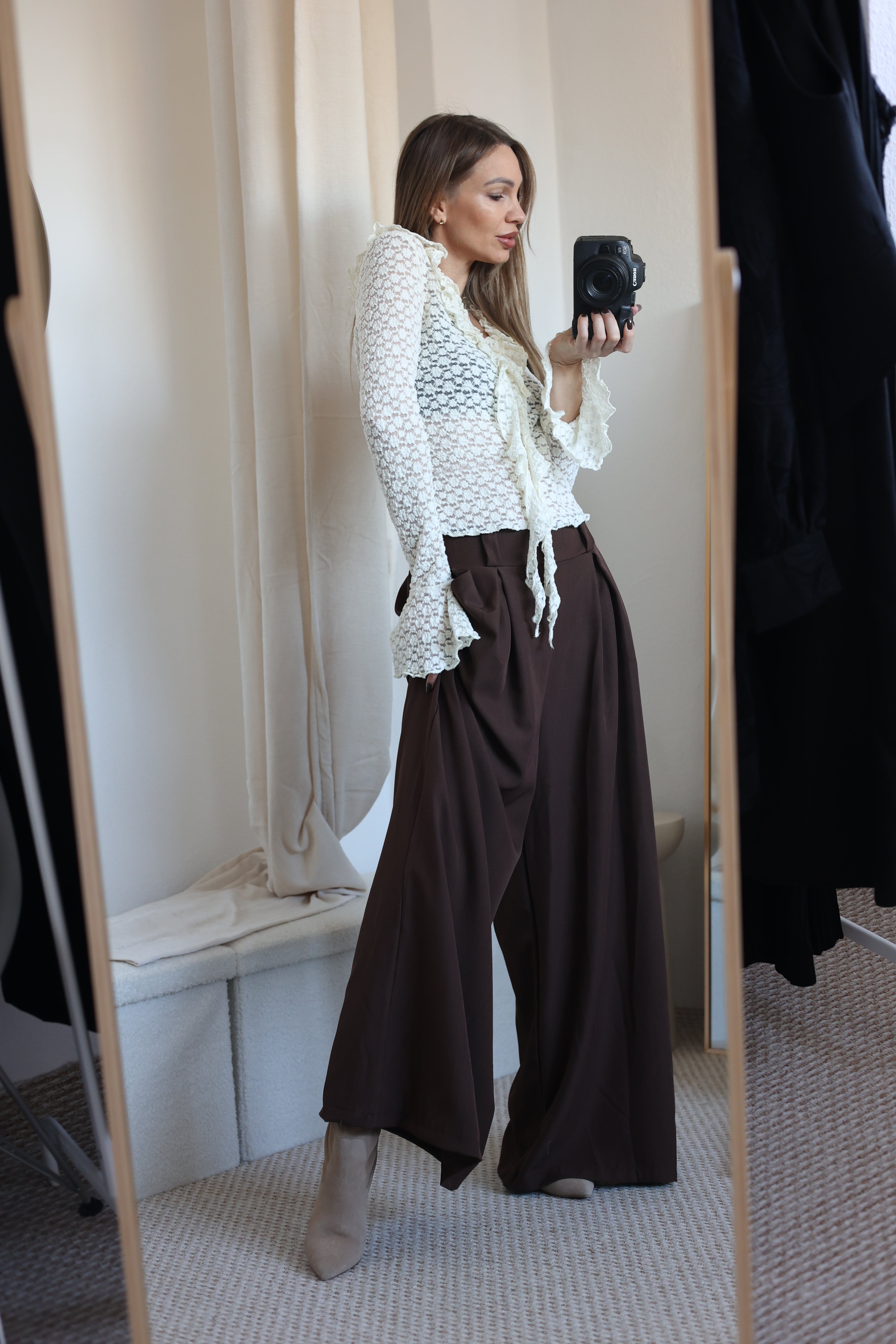 Margot nadrág – csokibarna